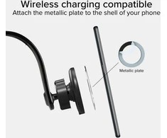 Telefono lakiklis su belaidžiu įkrovimu SBS TESUPPMAG15W2115W compatible with MagSafe - juodas