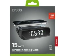 SBS žadintuvas + belaidis įkroviklis 15 W