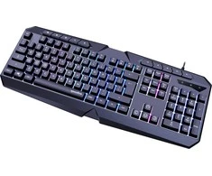 Speedlink LUDICIUM RGB Rainbow žaidimų klaviatūra, juoda, JAV išdėstymas