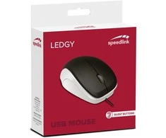 Speedlink pelė Ledgy Silent, juoda/balta (SL-610015-BKWE)