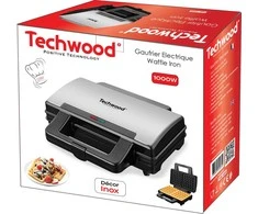 Virtuvinės svarstyklės Vaflių Kepimo Aparatas - Techwood TGE-1000i 1 000 W