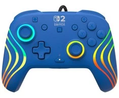 „Turtle Beach“ laidinis valdiklis „Afterglow Wave Nintendo Switch 2“, mėlynas