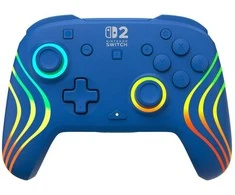 Belaidis „Turtle Beach“ valdiklis „Afterglow Wave“ Nintendo Switch 2, mėlynas