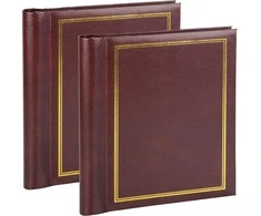 Nuotraukų rėmelis Victoria Collection Albumas SA40S Magnetinis 40 vnt. Klasikinis, rudas 2vnt