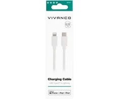 Vivanco kabelis Lightning - USB-C 15cm, baltas (62757)