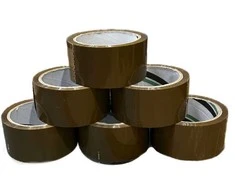 Ruda lipni juosta 48mmx54m (6 vnt.)
