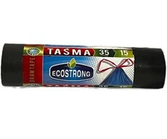 Šiukšlių maišai su sutraukiama juostele 35 L, juodi, LDPE, 500×600mm, 1 ritinys (iš viso 15 vnt.)