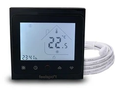 Elektroninis programuojamas termostatas (termoreguliatorius) Feelspot WTH51.36 NEW Juodas