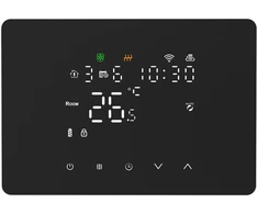 Elektroninis programuojamas termostatas Feelspot WTH25.05RF Wi-Fi, juodas