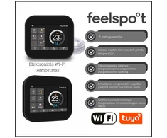 Feelspot WTH07.36WIFI termoreguliatorius sp juoda