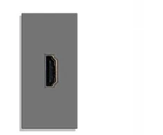 HDMI lizdas Feelspot, pilkas