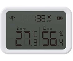 Temperatūros, drėgmės ir šviesos jutiklis Feelspot TDSJ02W WiFi