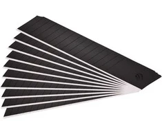 Atsarginės geležtės "SK2" 18 x 0.7 mm storio, juodos, 14 nulaužimų, trigubas galandinimas FORTUM PROFESIONAL 4780003