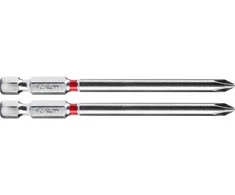 Atsuktuvų antgalis PH1 x 90 mm S2 2vnt. FORTUM 4741221