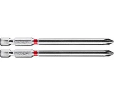 Atsuktuvų antgalis PH2 x 90 mm S2 2vnt. FORTUM 4741222