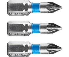 Atsuktuvų antgalis PZ1 x 25 mm S2 3 vnt. FORTUM 4741301