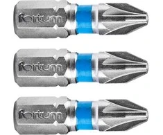 Atsuktuvų antgalis PZ2 x 25 mm S2 3vnt. FORTUM 4741302