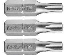 Atsuktuvų antgalis T25 x 25 mm S2 3vnt. FORTUM 4741425