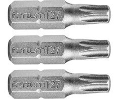 Atsuktuvų antgalis T27 x 25 mm S2 3vnt. FORTUM 4741427