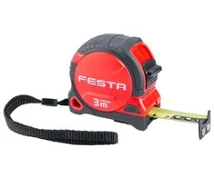 Dvipusė ruletė su magnetu 3 m x 19 mm FESTA 11323