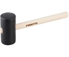 Guminis plaktukas su mediniu kotu Ø70mm 36cm 1kg FESTA 19247