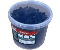 Inkariukai plytelių išlyginimo sistemai 300vnt. 1mm EDELMAX 1651