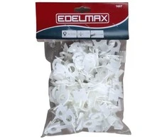 Inkariukai plytelių išlyginimo sistemai 1mm 100vnt. EDELMAX 1657