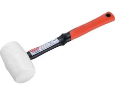 Neatšokantis guminis plaktukas su plastmasine rankena, baltas 480 g EXTOL PREMIUM 8811113