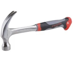 Pilnai metalinis staliaus plaktukas 600g. 34cm. Su gumine rankena. FESTA 19063