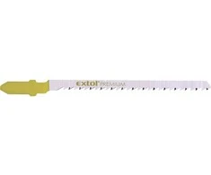 Pjūkliukai el. siaurapjūkliui, medžiui, 5 vnt. 75 mm , laikiklis BOSCH tipo, HCS EXTOL PREMIUM 8805003