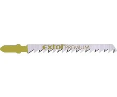 Pjūkliukai el. siaurapjūkliui, medžiui-laminatui 5 vnt. 75 mm, laikiklis BOSCH tipo, HCS EXTOL PREMIUM 8805009