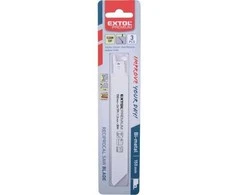Pjūkliukai tiesiniam pjūklui 3 vnt. Metalui, 150 mm BiMetal EXTOL PREMIUM 8806204