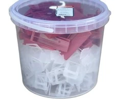 Plytelių išlyginimo sistema 200+50vnt. 1mm EDELMAX 1666