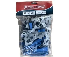 Plytelių išlyginimo sistema 50+50vnt. 1,5mm EDELMAX 1642