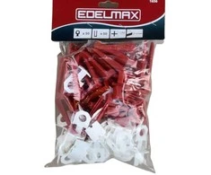 Plytelių išlyginimo sistema 50+50vnt. 1mm EDELMAX 1656