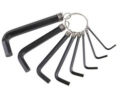 Euro Naradi Šešiakampių raktų rinkinys 9 vnt. 2 - 10 mm 18499