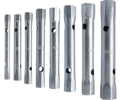 Vamzdinių raktų komplektas 8 vnt. 6x7 mm; 8x9 mm; 10x11 mm; 12x13 mm; 14x15 mm; 16x17 mm; 18x19 mm; 20x22 mm EXTOL PREMIUM 8816370