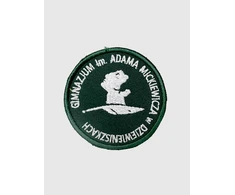 Dieveniškių Adomo Mickevičiaus gimnazijos emblema, EMBLEMA: Emblema su prisiuvimu