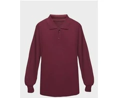 Mokyklines Uniformos Bordo polo marškinėiai, Marškinėlių dydžiai: 9
