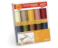 Gutermann medvilninių siūlų rinkinys 734521/3