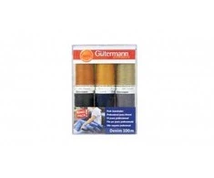 Gutermann profesionalus siuvimo siūlų rinkinys džinsui 731144/1