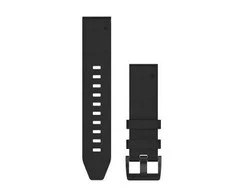 Išmaniojo laikrodžio Garmin greitai atsegamas odinis dirželis, Juodos spalvos, 22mm