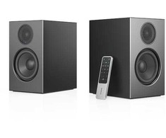 "Audio Pro A28 Linkplay" Maitinama stereo garsiakalbių sistema su žemų dažnių refleksu, juoda