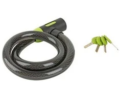 Author Cable lock ACL-85 C-Sleeve d.25x1000mm (juodas/žalias)