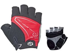 Author Dviračių pirštinės Lady Comfort Gel s/f, S, raudona/juoda