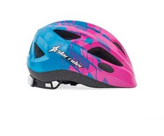 Author Helmet Star Rider Inmold 51-55cm (pink-neon/mėlynas)