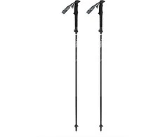 Kepurė Gabel Hybrid Carbon Sulankstomos lazdos trekingui, bėgimui taku, 105-125 cm, Juodos