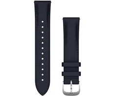 Išmaniojo laikrodžio Garmin greitai atsegamas odinis dirželis, Tamsiai mėlynos spalvos, 20mm