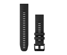 Garmin QuickFit 22 mm silikoninis laikrodžio dirželis, Juodas