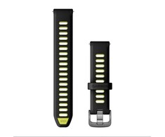 Garmin Forerunner 265S laikrodžio apyrankė, juoda/geltona, 18 mm